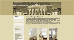 Desktop Screenshot of ferienwohnung-berlin-tiergarten.com